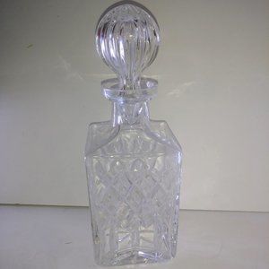 Waterford Crystal Decanter Diamond 10.5" with Stopper Nocturne pattern
